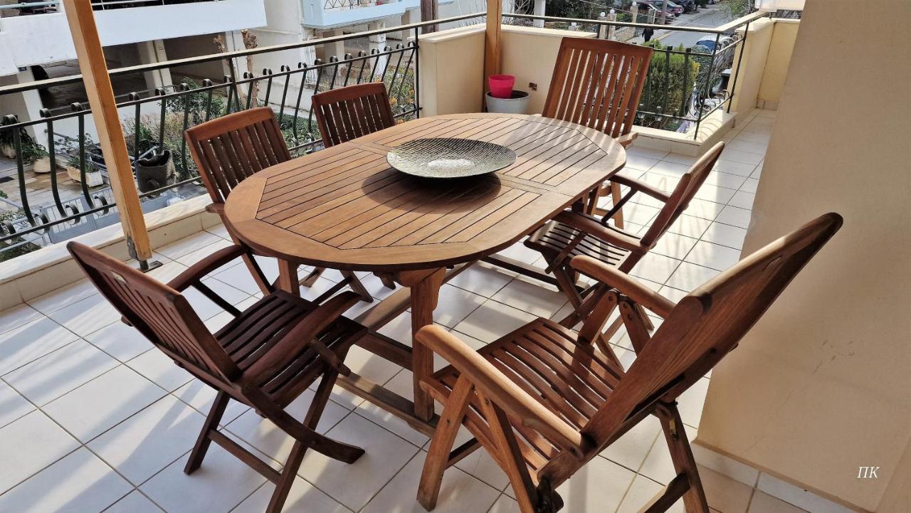 Two Bedroom Flat Near Airport Pallini  Bagian luar foto